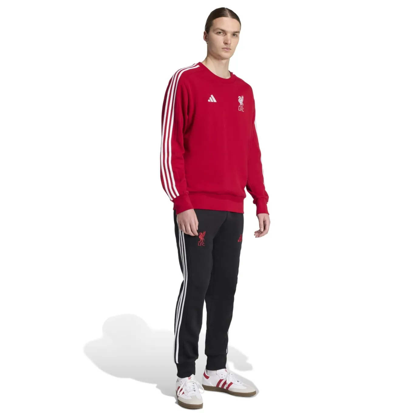 adidas Liverpool DNA Joggingbroek Zwart Rood Wit