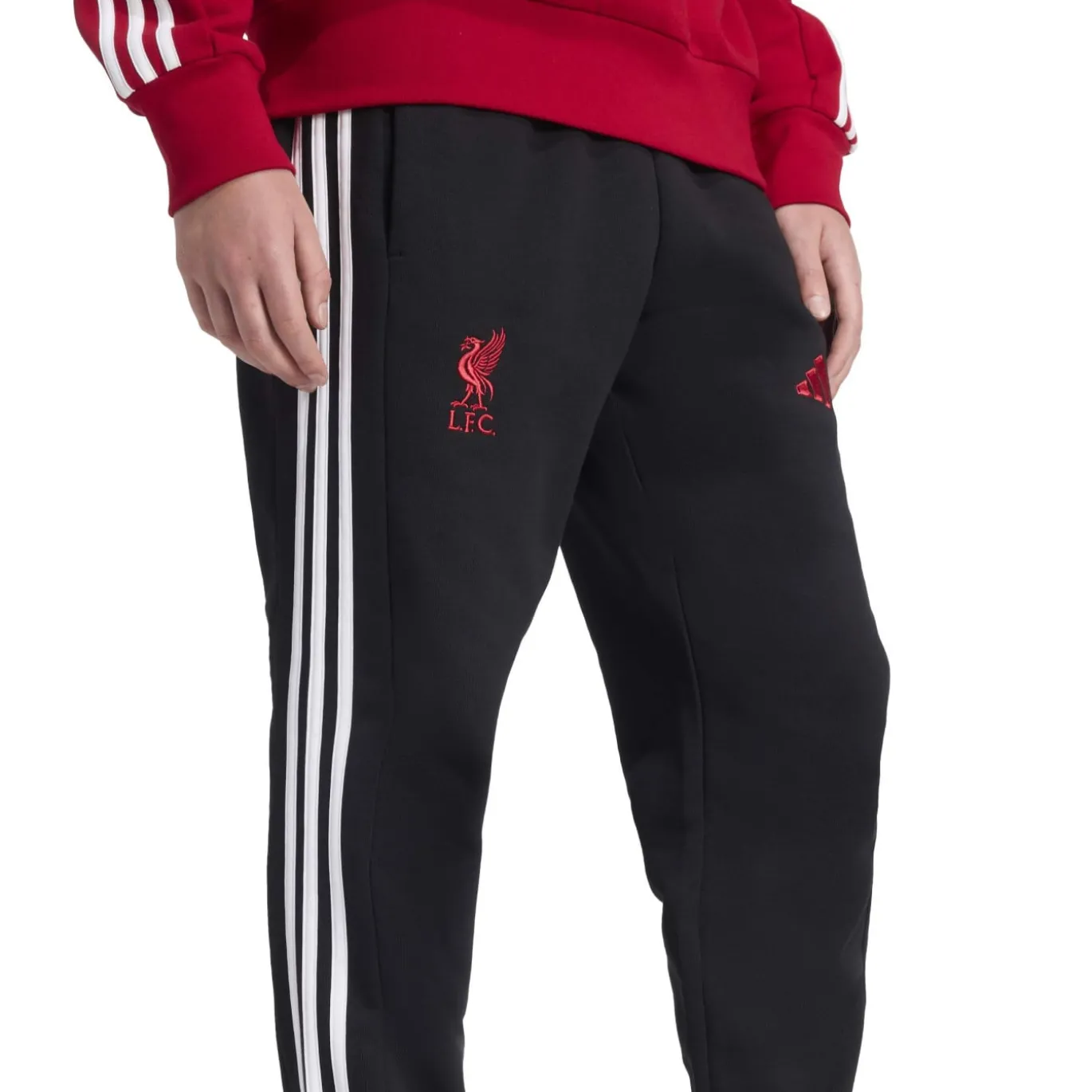 adidas Liverpool DNA Joggingbroek Zwart Rood Wit