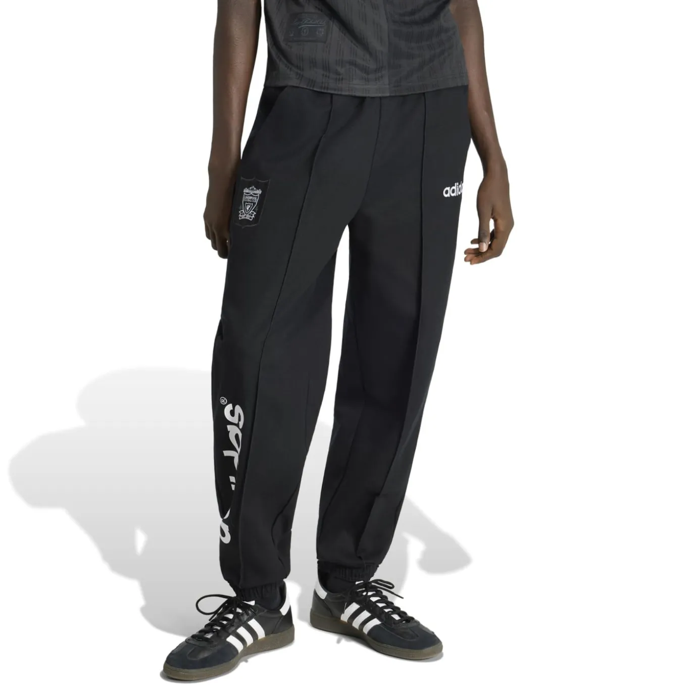 adidas Liverpool Drill Trainingsbroek 1995-1996 Zwart Wit