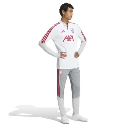 adidas Liverpool Europees Trainingstrui 1/4-Zip 2026-2027 Wit Rood Grijs