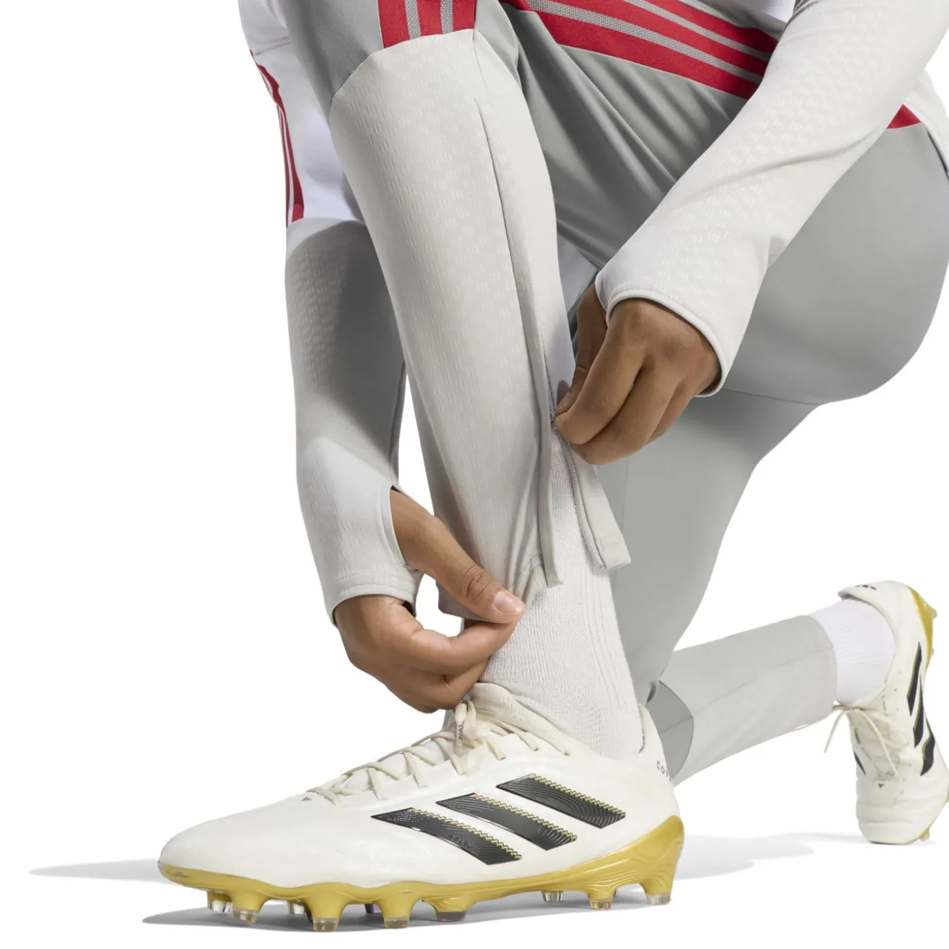 adidas Liverpool Europees Trainingsbroek 2026-2027 Grijs Rood Wit