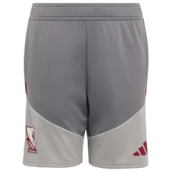 adidas Liverpool Europees Trainingsbroekje 2026-2027 Kids Grijs Rood Wit