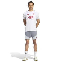 adidas Liverpool Europees Trainingsbroekje 2026-2027 Grijs Rood Wit