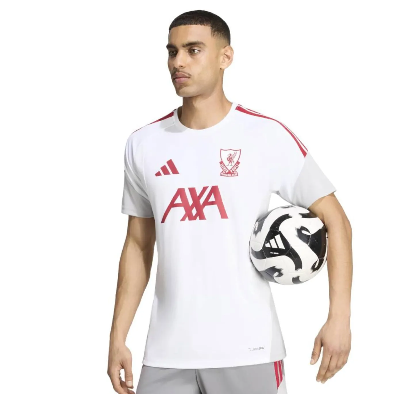 adidas Liverpool Europees Trainingsshirt 2026-2027 Wit Rood Grijs