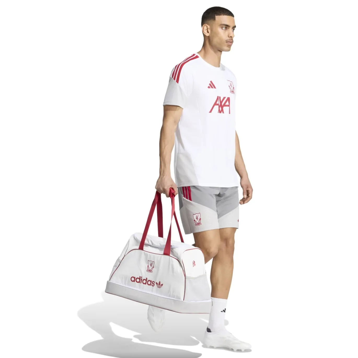 adidas Liverpool Europees Trainingsshirt 2026-2027 Wit Rood Grijs
