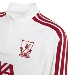 adidas Liverpool Europees Trainingspak 1/4-Zip 2026-2027 Kids Wit Grijs Rood