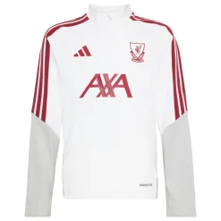 adidas Liverpool Europees Trainingspak 1/4-Zip 2026-2027 Kids Wit Grijs Rood
