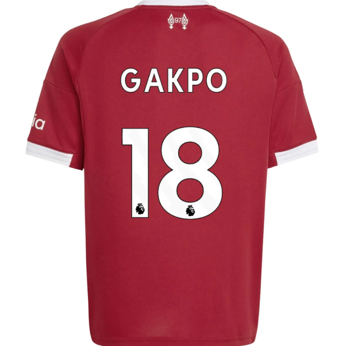 adidas Liverpool Gakpo 18 Thuisshirt 2025-2026 Kids