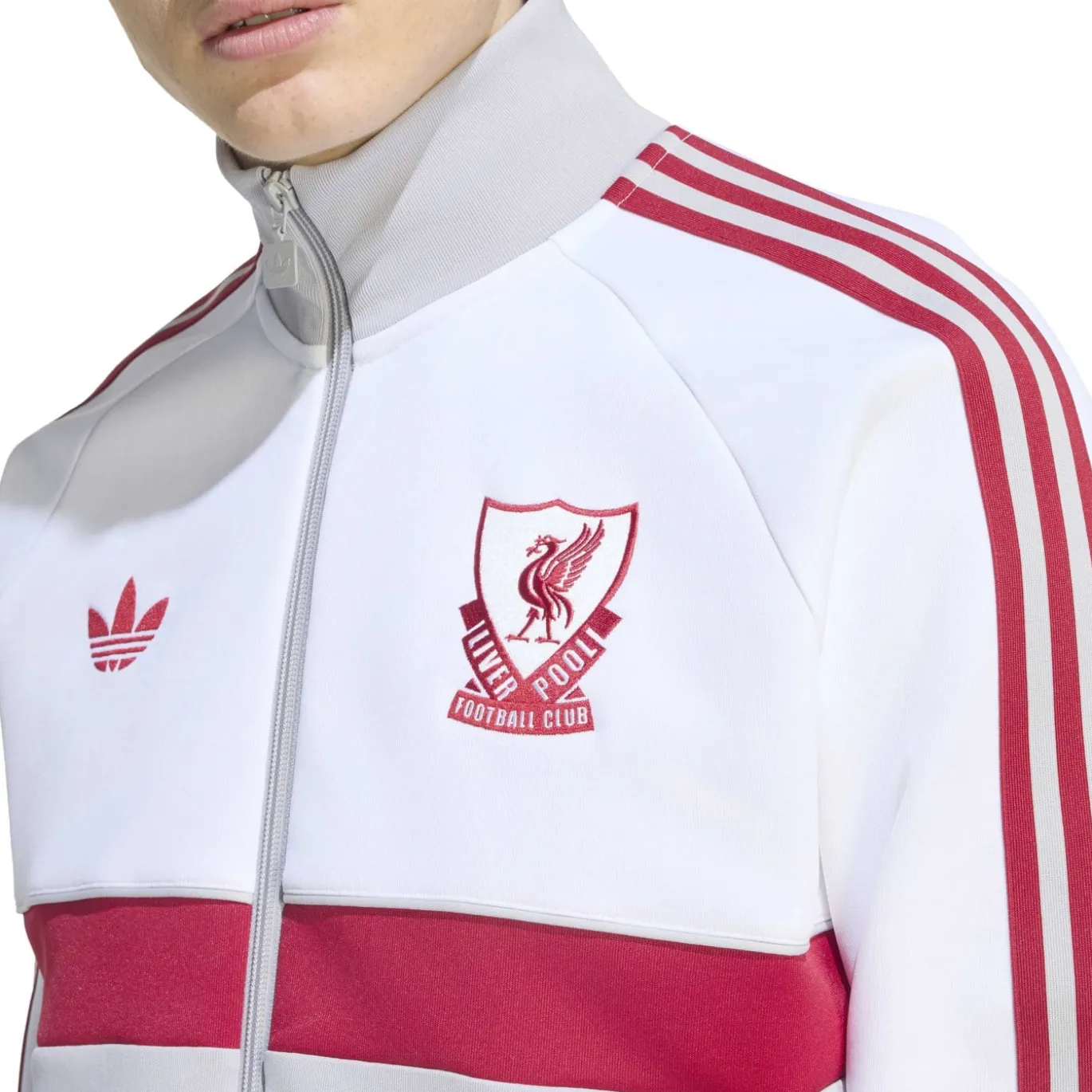 adidas Liverpool Originals Trainingsjack Wit Grijs Rood