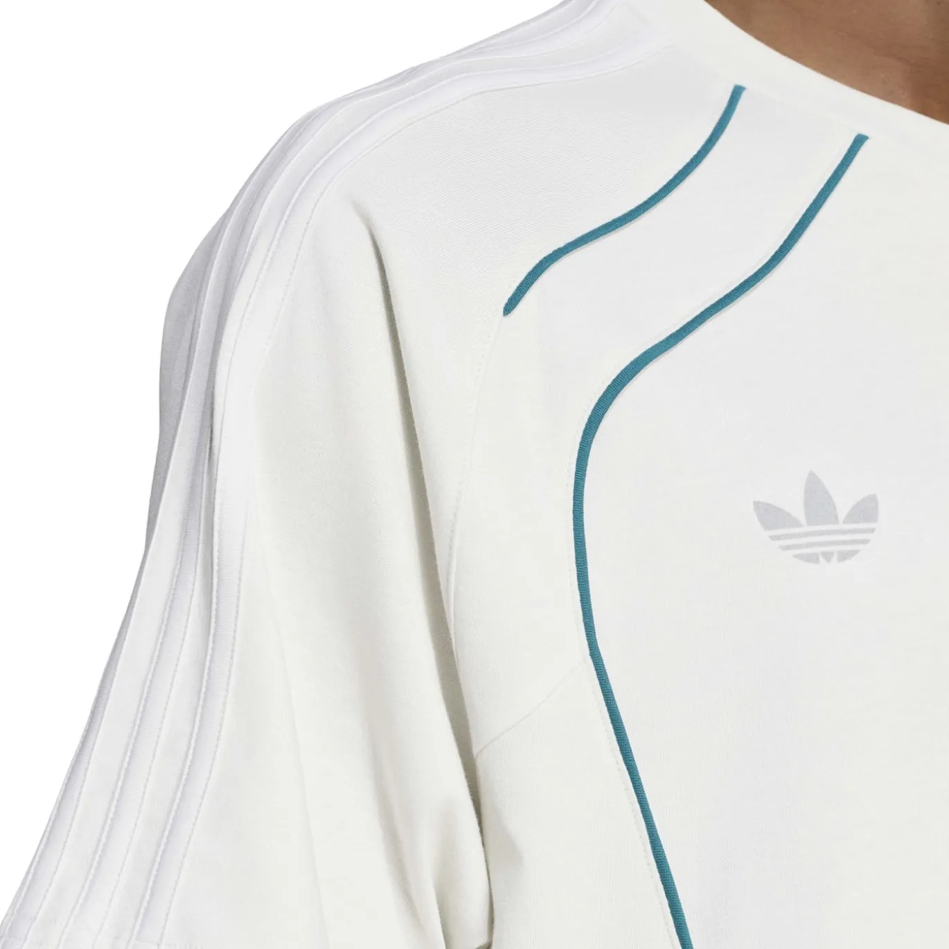 adidas Liverpool Originals T-Shirt Lichtgrijs Zilver Blauw