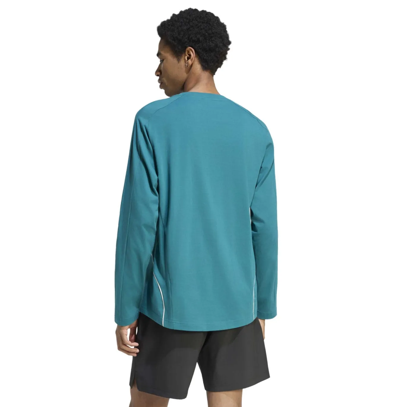 adidas Liverpool Originals T-Shirt Lange Mouwen Turquoise Wit