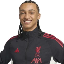 adidas Liverpool Presentatie Trainingspak Full-Zip 2025-2026 Zwart Rood Wit