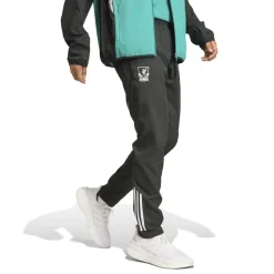 adidas Liverpool Presentatie Trainingsbroek Europees 2025-2026 Zwart Wit Groen