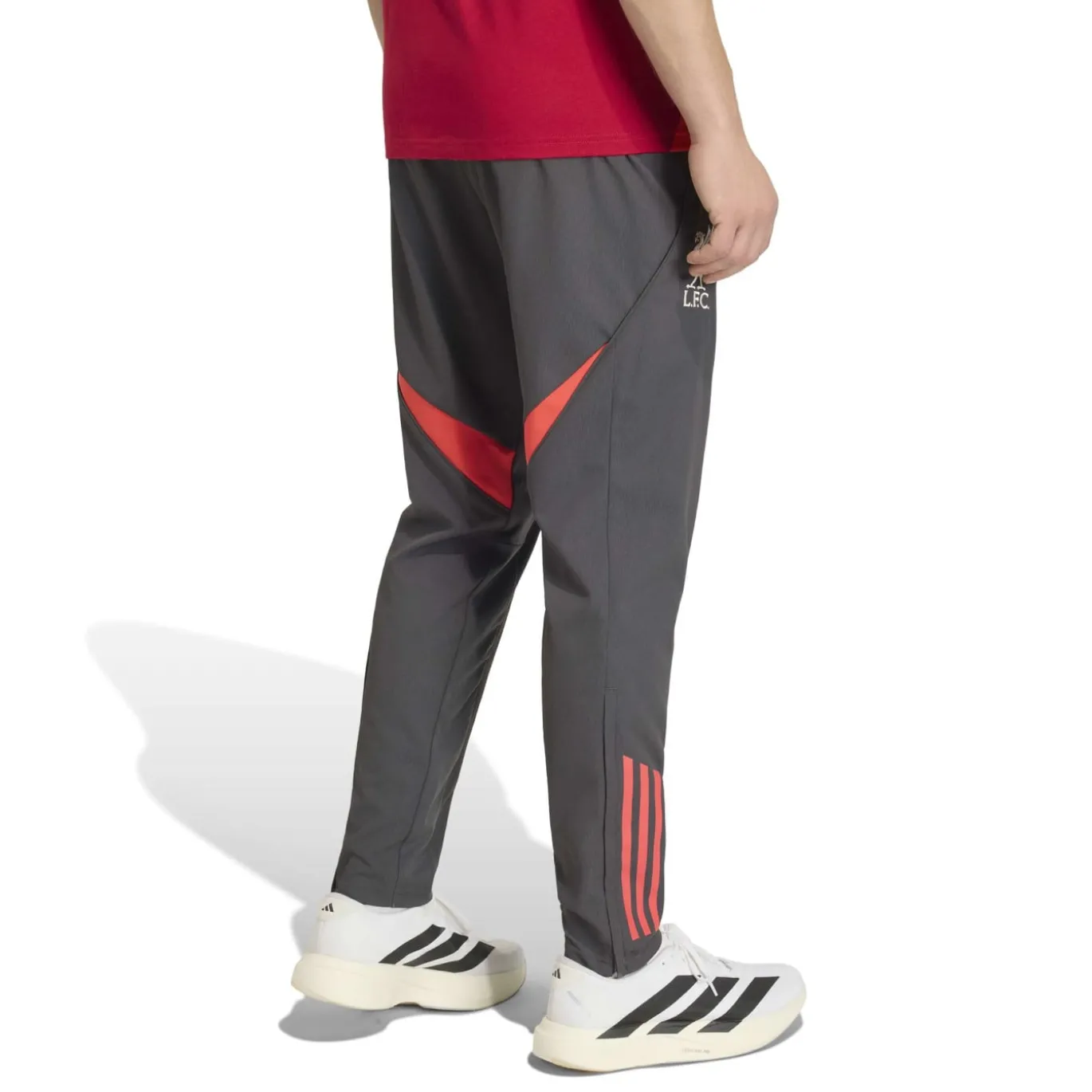 adidas Liverpool Presentatie Trainingspak Full-Zip 2025-2026 Rood Grijs Zilver