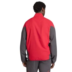 adidas Liverpool Presentatie Trainingspak Full-Zip 2025-2026 Rood Grijs Zilver
