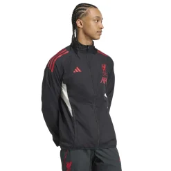 adidas Liverpool Presentatie Trainingsjack 2025-2026 Zwart Rood Wit