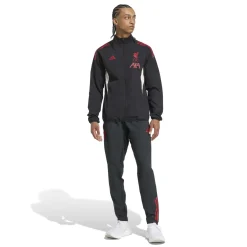 adidas Liverpool Presentatie Trainingsjack 2025-2026 Zwart Rood Wit