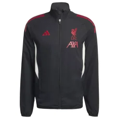 adidas Liverpool Presentatie Trainingsjack 2025-2026 Zwart Rood Wit