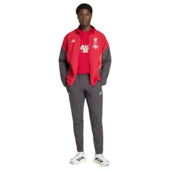 adidas Liverpool Presentatie Trainingsjack 2025-2026 Rood Grijs Zilver
