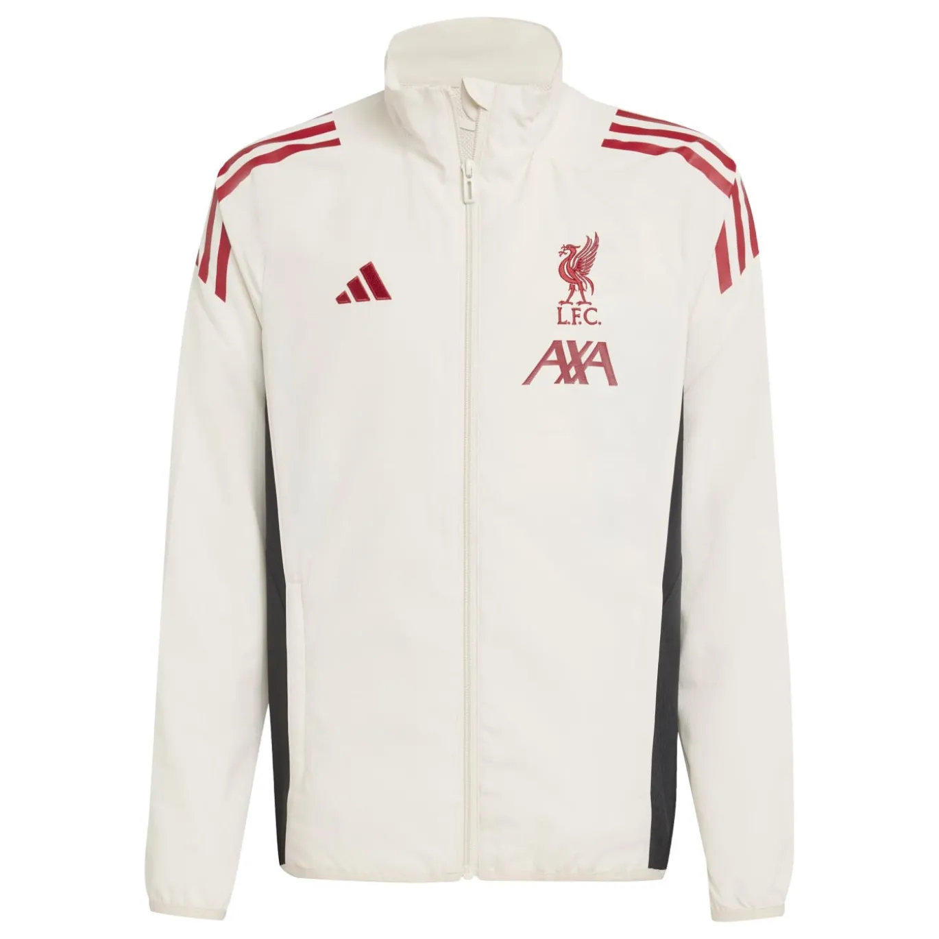 adidas Liverpool Presentatie Trainingsjack 2025-2026 Kids Wit Rood Zwart