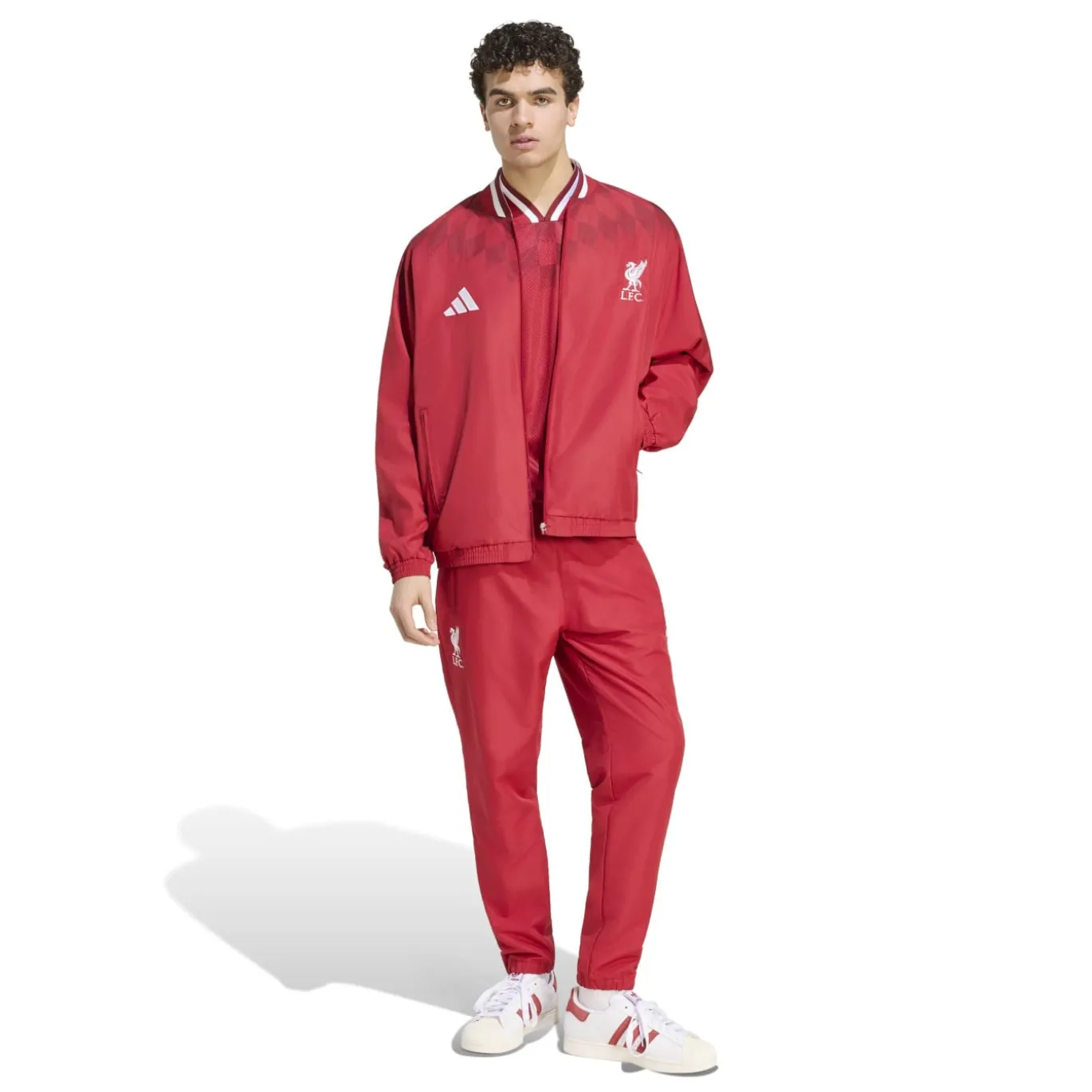 adidas Liverpool Stadium Trainingsjack 2026-2027 Rood Wit