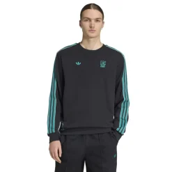 adidas Liverpool Terrace Icons Crew Sweater Zwart Groen Wit