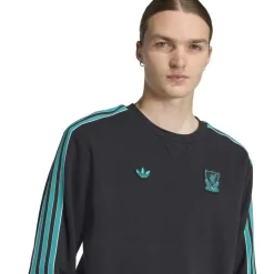 adidas Liverpool Terrace Icons Crew Sweater Zwart Groen Wit