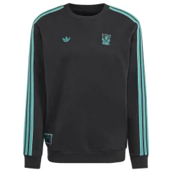 adidas Liverpool Terrace Icons Crew Trainingspak Zwart Groen Wit