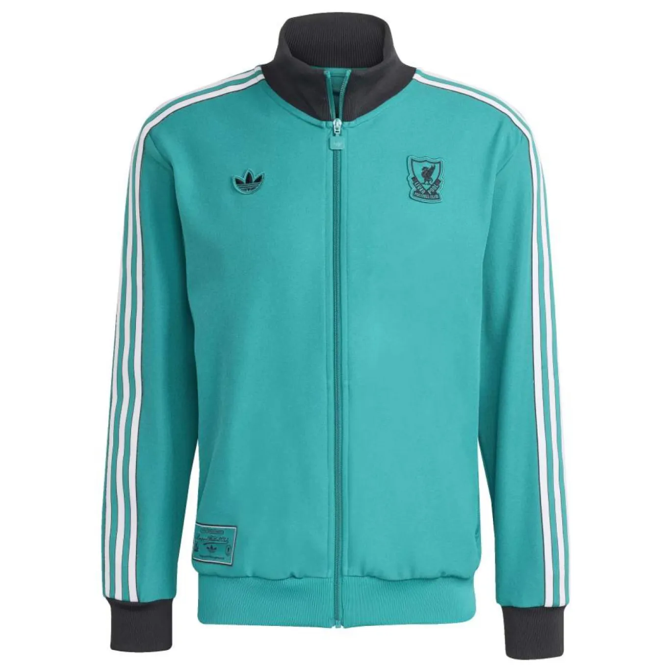 adidas Liverpool Terrace Icons Trainingspak Full-Zip Groen Zwart Wit