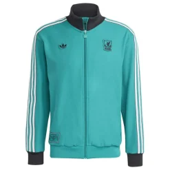 adidas Liverpool Terrace Icons Trainingspak Full-Zip Groen Wit Zwart