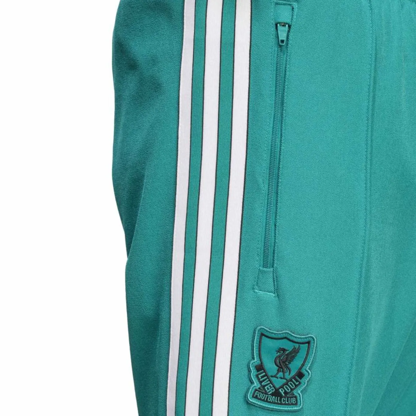 adidas Liverpool Terrace Icons Trainingspak Full-Zip Groen Wit Zwart