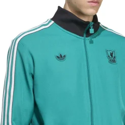 adidas Liverpool Terrace Icons Trainingspak Full-Zip Groen Wit Zwart