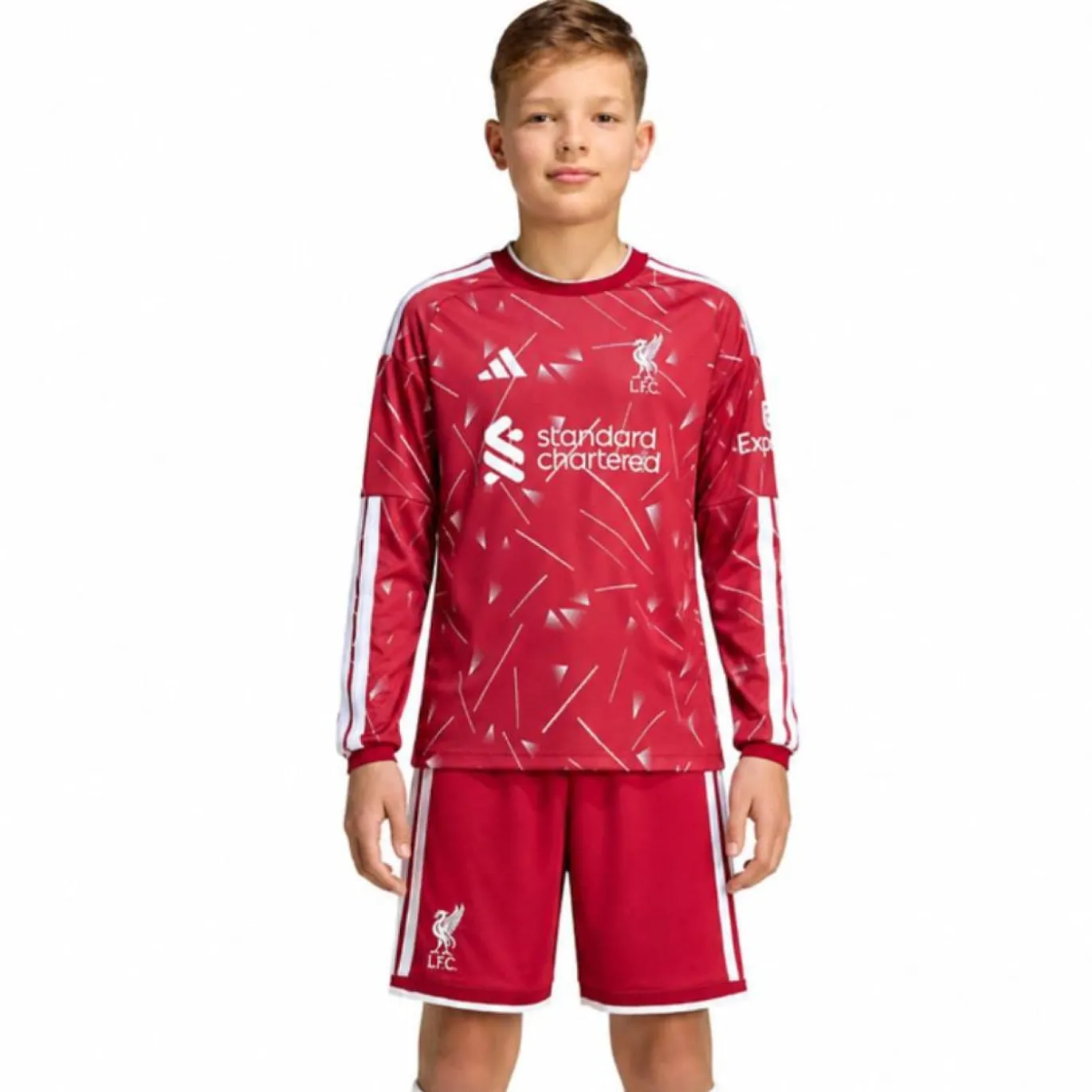 adidas Liverpool Thuisset Lange Mouwen 2026-2027 Kids