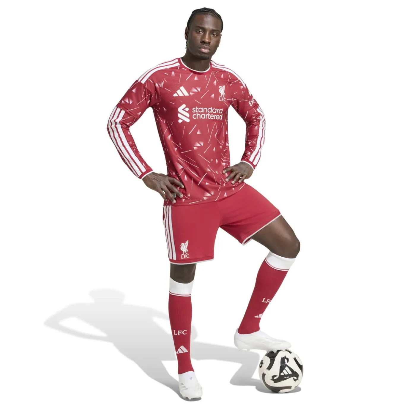 adidas Liverpool Thuisshirt Authentic Lange Mouwen 2026-2027