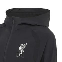 adidas Liverpool Tiro Travel Trainingsjack 2026-2027 Kids Zwart Wit