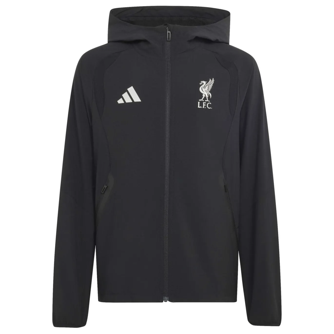 adidas Liverpool Tiro Travel Trainingspak 2026-2027 Kids Zwart Wit