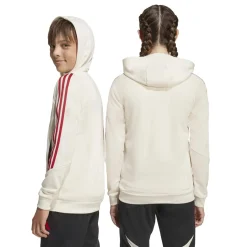 adidas Liverpool Track Hoodie 2025-2026 Kids Wit Rood Zwart