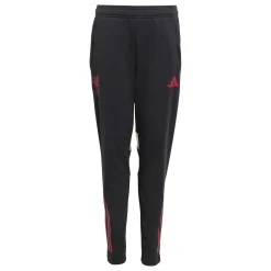 adidas Liverpool Trainingsbroek 2025-2026 Kids Zwart Rood Wit