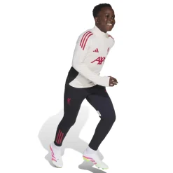 adidas Liverpool Trainingsbroek 2025-2026 Kids Zwart Rood Wit