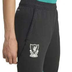 adidas Liverpool Trainingsbroek Europees 2025-2026 Kids Zwart Wit Groen
