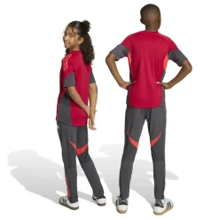 adidas Liverpool Trainingsbroek 2025-2026 Kids Grijs Rood