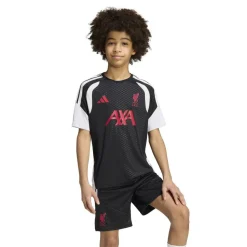 adidas Liverpool Trainingsbroekje 2026-2027 Kids Zwart Grijs Wit Rood