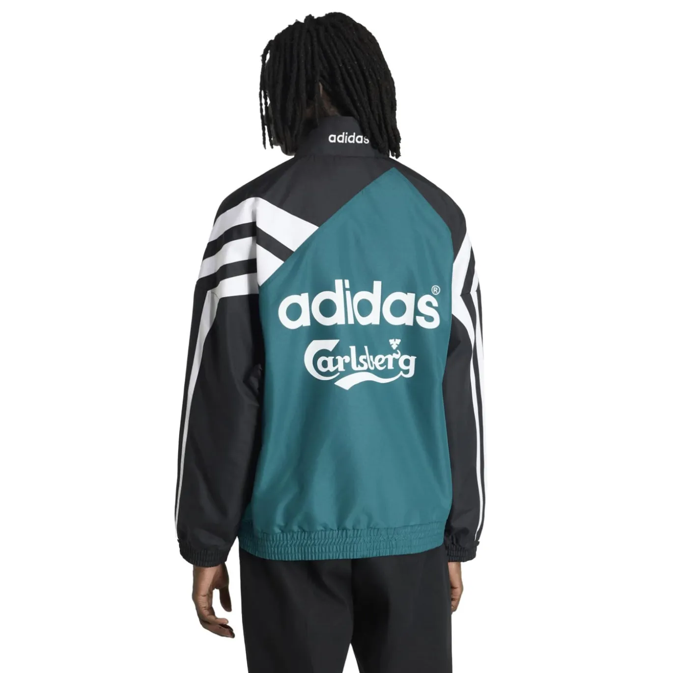 adidas Liverpool Trainingsjack 1995-1996 Zwart Groen Wit