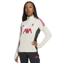 adidas Liverpool Trainingspak 1/4-Zip 2025-2026 Kids Wit Zwart Rood