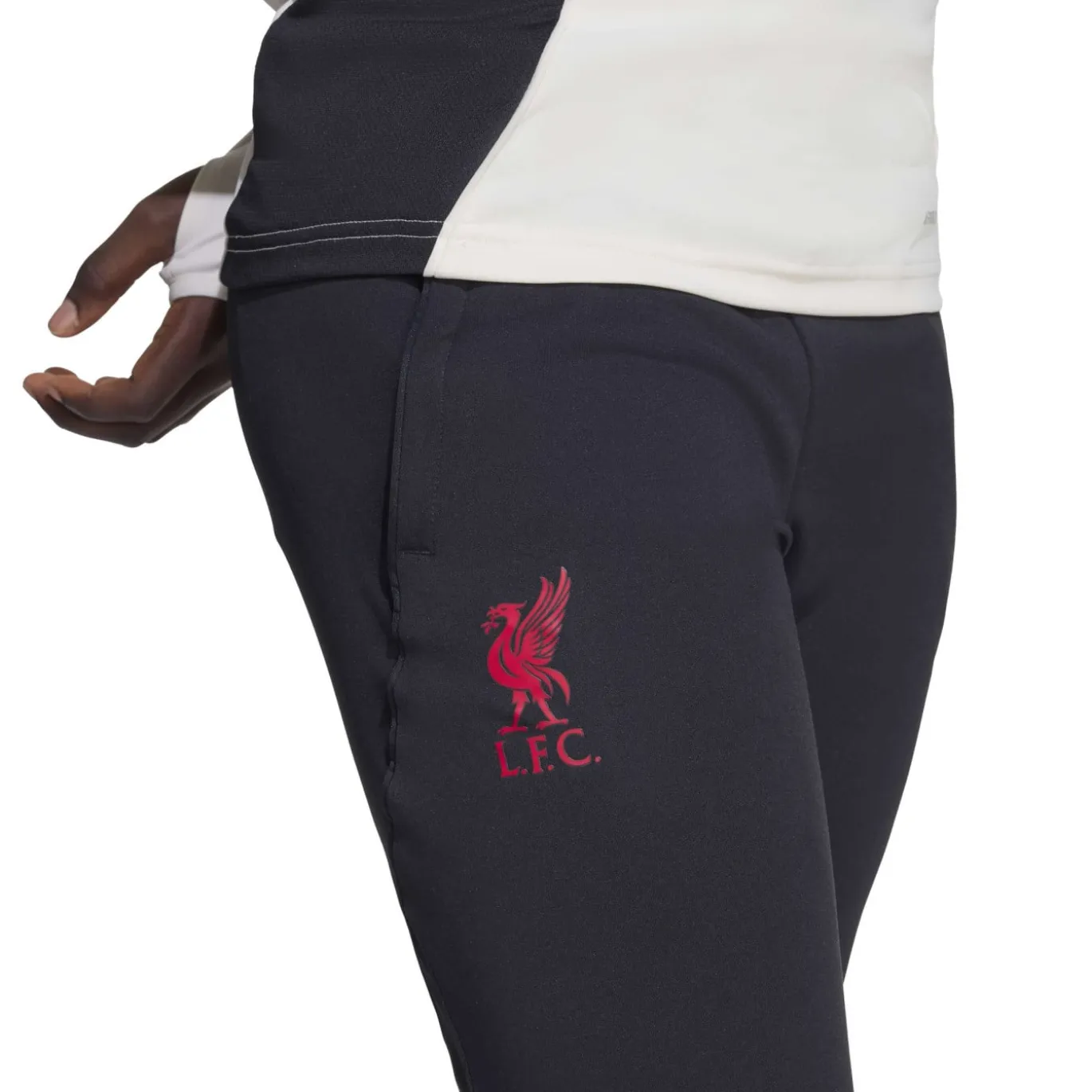 adidas Liverpool Trainingspak 1/4-Zip 2025-2026 Kids Wit Zwart Rood