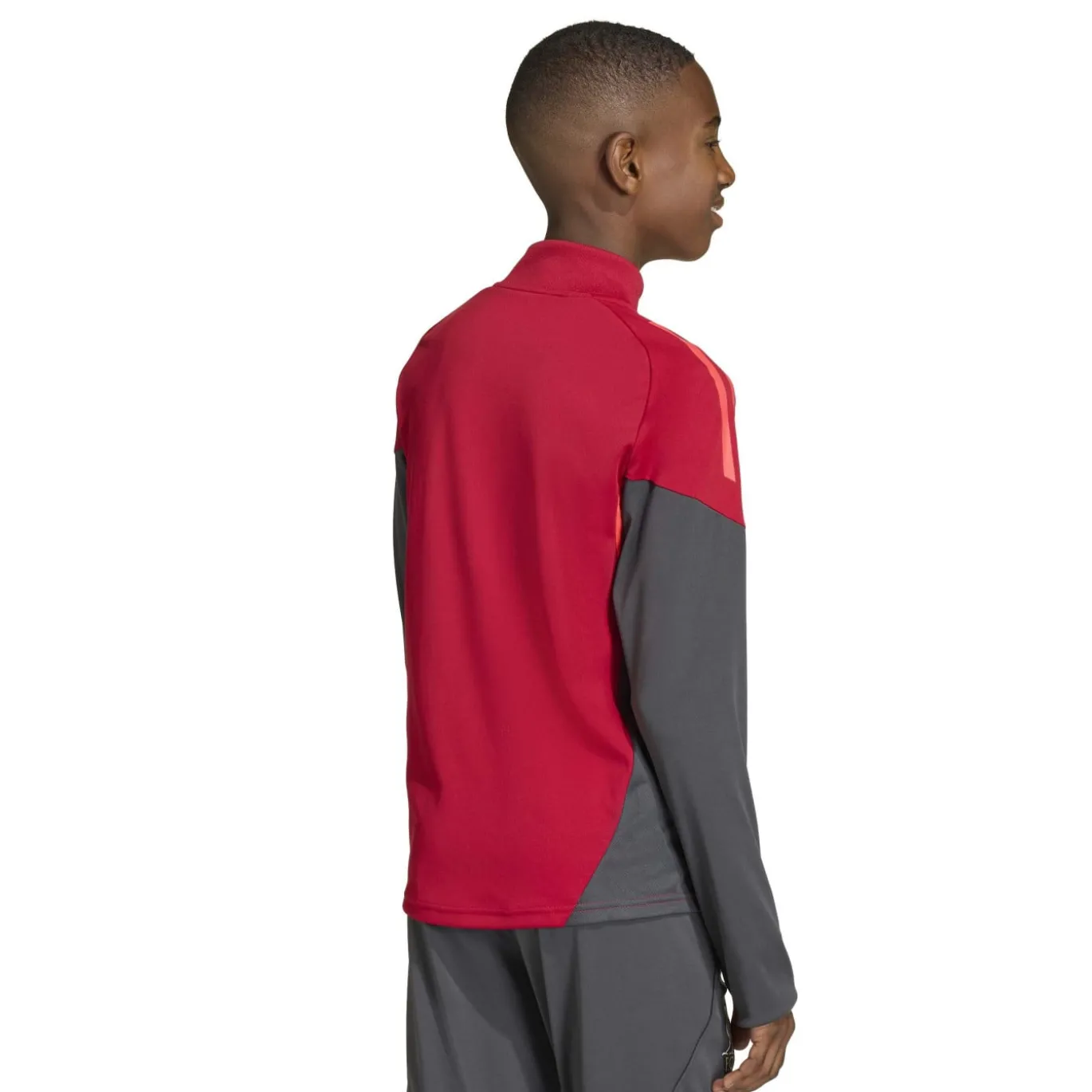 adidas Liverpool Trainingspak 1/4-Zip 2025-2026 Kids Rood Grijs Zilver
