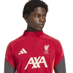 adidas Liverpool Trainingspak 1/4-Zip 2025-2026 Rood Grijs Zilver