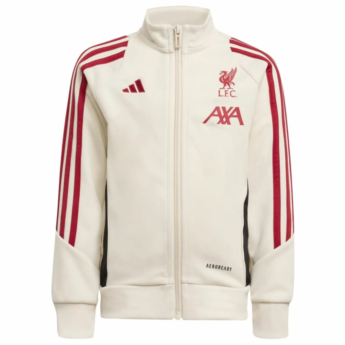 adidas Liverpool Trainingspak Full-Zip 2025-2026 Peuters/Kleuters Wit Zwart Rood
