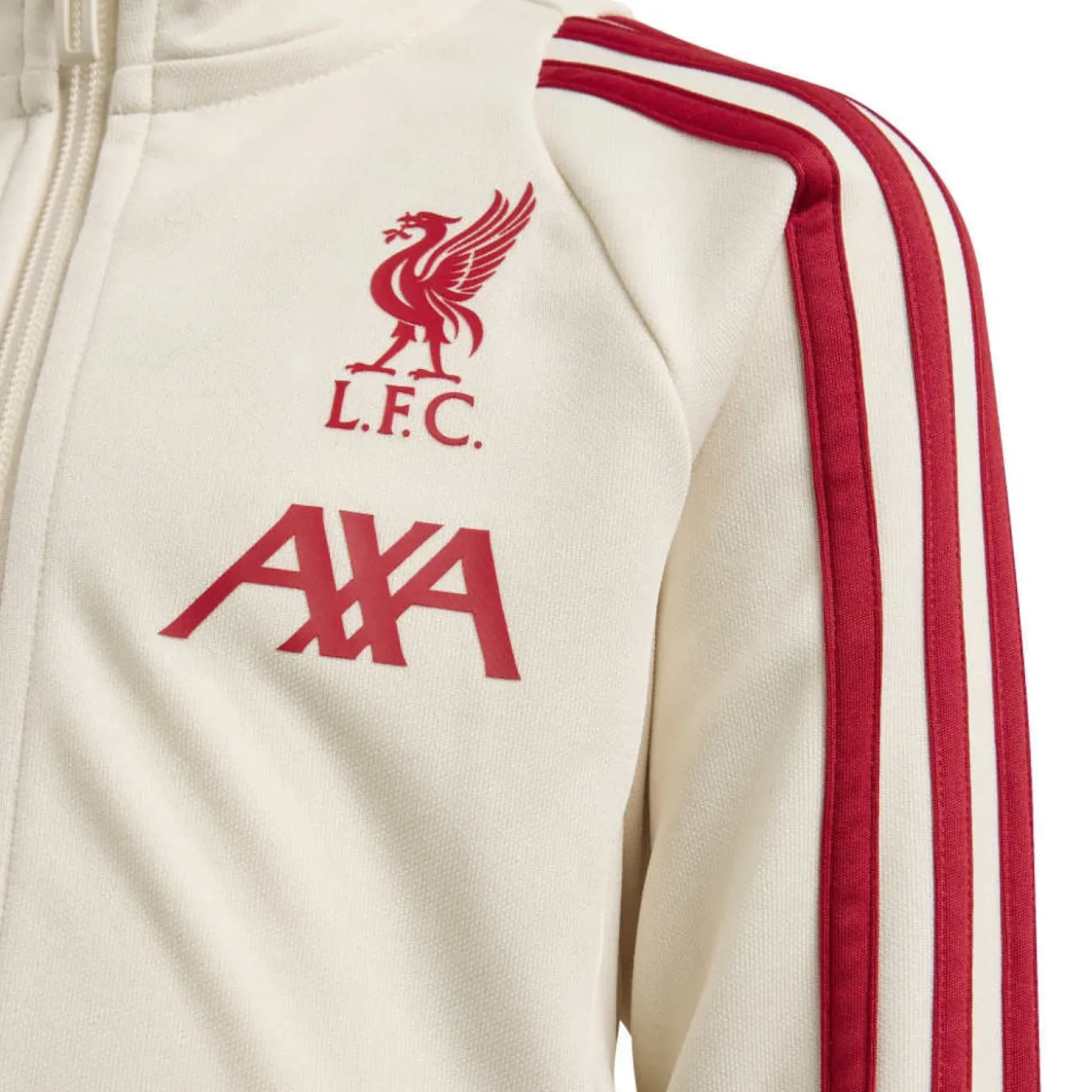 adidas Liverpool Trainingspak Full-Zip 2025-2026 Peuters/Kleuters Wit Zwart Rood