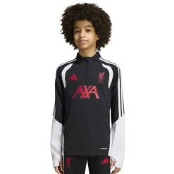 adidas Liverpool Trainingspak 1/4-Zip 2026-2027 Kids Zwart Grijs Wit Rood